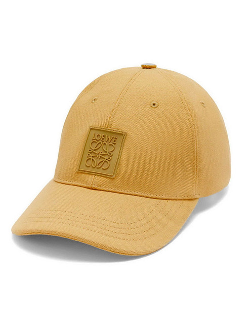 Loewe Patch Baseball Cap in Canvas Yellow