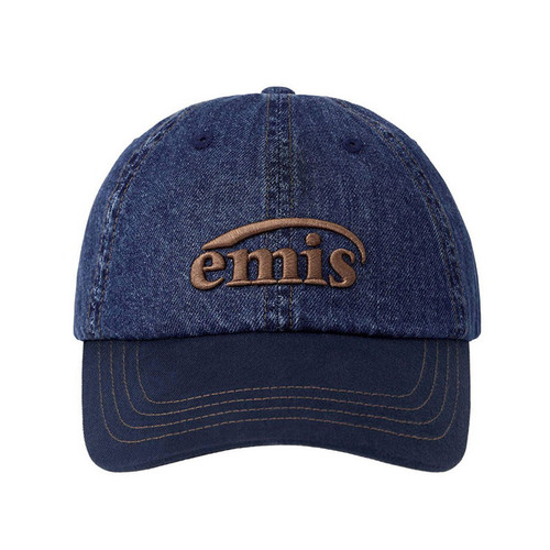 Emis Washed Denim Baseball Cap Denim / Navy