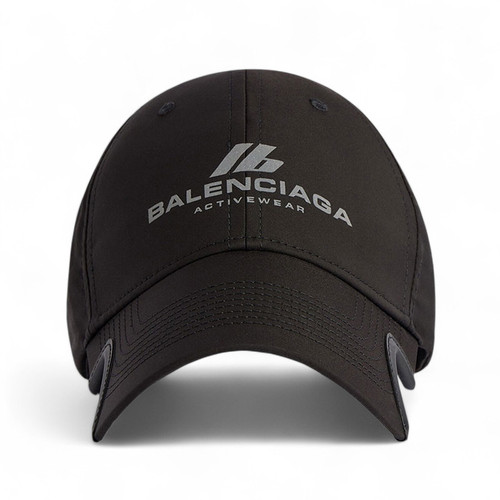 Balenciaga Activewear Cap in Black Baseball Cap