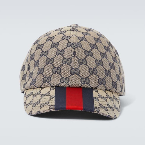 Gucci GG Canvas lends Baseball Cap in Beige Blue