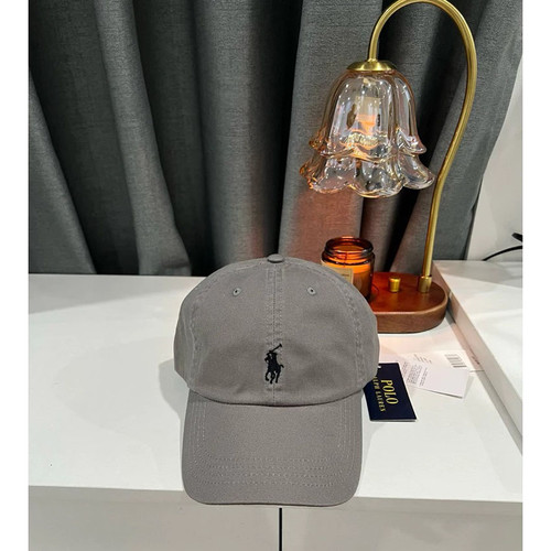 The Ultimate Off-Duty Essential Polo Ralph Lauren Grey Baseball Cap
