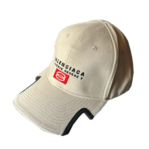 Balenciaga Unity Sport Baseball Cap Beige Cotton Drill