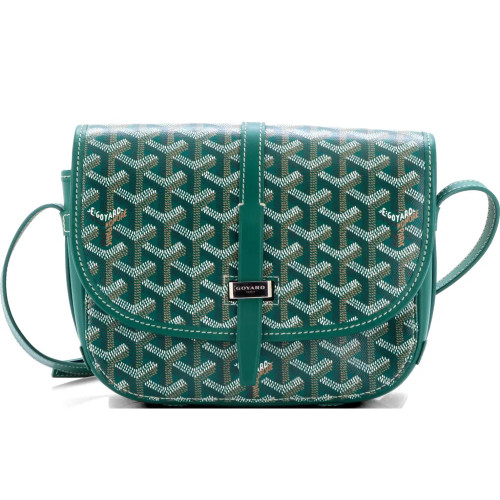 Goyard Belvedere Messenger Bag Canvas PM Crossbody Green Bag