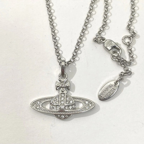 Vivienne Westwood Mini Bas Relief Pendant Orb Necklace