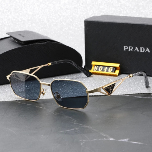 Prada Symbole Sunglasses PR A53V - Luxury Blue Gradient Shades