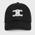 Celine Triomphe Patch Baseball Cap in Cotton Black