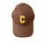 Celine Initial C Yellow Men's Brown Baseball Cap Hat