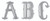 Aluminum Letters - AL-10-OS-X