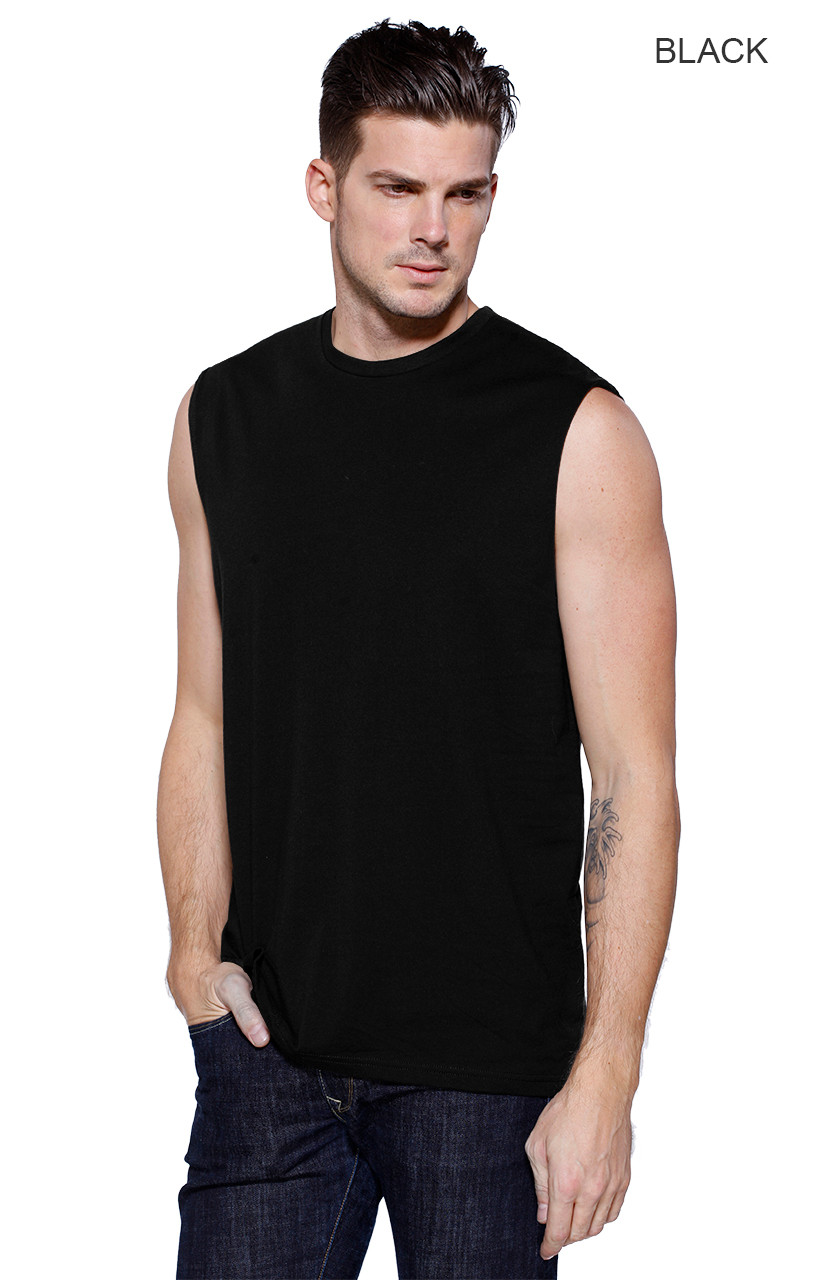 crew neck muscle shirt