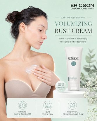E278 Volumizing Bust Cream - Slim & Fit Body Expertise - Ericson Laboratoire - Poster