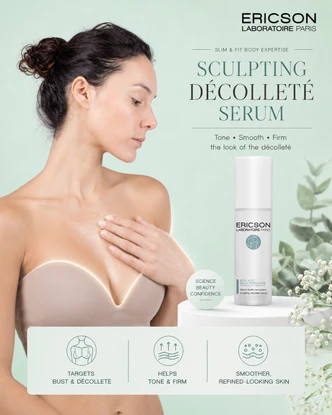 E279 Sculpting Décolleté Serum - Slim & Fit Body Expertise - Ericson Laboratoire - Poster