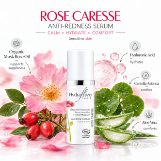 Rose Caresse Anti-Redness Serum | Sensitive Skin Banner