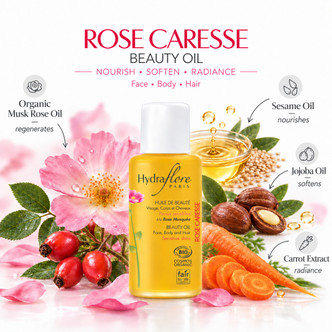 Beauty Oil Face, Body & Hair | Hydraflore | Banner