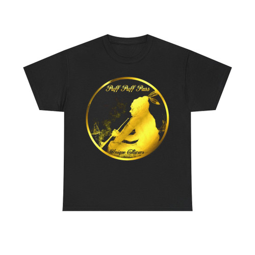 T-Shirt! Original Black & Gold OG PPP Logo Unisex Heavy Cotton Tee