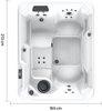 2026 Hot Spot Stride® |  Seats 3 |  Latest Updated Model with continuous Silent Filtration and heating