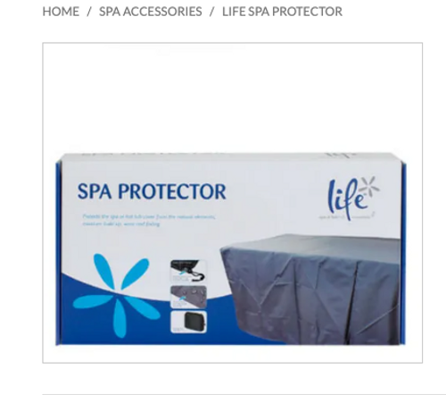 
SPA COVER PROTECTOR 220CM X 220CM X 85CM H -LIGHTWEIGHT, WATER RESISTANT