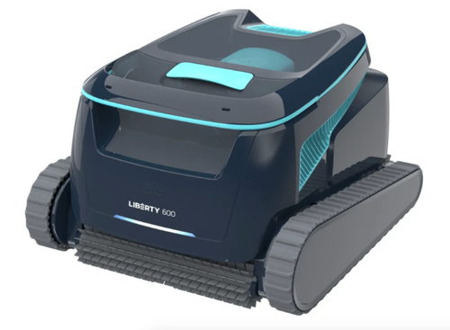 Dolphin Liberty 600 Cordless Robotic Pool Cleaner | Maximum Power, Cable-Free Freedom & Smart Control
The Dolphin Liberty 600 represents the pinnacle of cordless robotic pool cleaning, combining Maytronics' ultimate scrubbing power with complete wire-free convenience. Engineered for larger or complex residential pools up to 15 meters, this feature-packed cordless robot provides comprehensive floor, wall, and waterline cleaning without the hassle of tangled cords or deck clutter.

Featuring advanced inductive magnetic charging, eco-mode scheduling, and smart app integration, the Liberty 600 gives you total control over your pool maintenance. Drop it into the pool, select your preferred cleaning program, and let its dual active brushes and multi-layer filtration leave your pool sparkling clean from floor to waterline.

Key Features & Technology
Cable-Free Liberty: Experience complete wire-free cleaning with zero cable tangles or deck hazards, powered by a high-capacity lithium-ion battery.

Floor, Wall & Waterline Scrubbing: Equipped with dual active brushes that rotate at twice the speed of the robot, aggressively scrubbing away stubborn algae, grime, and debris right up to the waterline.

MyDolphin™ Plus App Connectivity: Connect via Bluetooth to customize cleaning modes, set Eco Mode schedules (multiple short cleanings on one charge), and monitor battery status directly from your smartphone.

Eco Mode Scheduling: Keeps your pool clean all week by running 30-minute floor-cleaning cycles throughout the week on a single battery charge.

Inductive Magnetic Charging: Features a magnetic snap-in contact pad for effortless, waterproof charging—simply attach the magnetic plug to recharge.

Clever "Click-Up" & Auto-Climb Retrieval: Includes a smart rattle pole signal feature and automated waterline climb for effortless, back-saving removal from the pool.

Multi-Layer Ultra-Fine Filtration: Large-capacity top-access filter canister with interchangeable fine and ultra-fine filter panels to capture everything from leaves to microscopic dust.

Technical Specifications
Cleaning Coverage: Pool Floor, Walls, and Waterline

Ideal Pool Size: Up to 15m in length

Pool Surfaces: Suitable for Concrete, Fiberglass, Vinyl Liner, and Tiled pools

Cycle Times: 1.5 Hours / 2 Hours / Eco Mode

Battery: High-Capacity Rechargeable Lithium-ion (Approx. 4-hour full charge time)

Filtration: Multi-Layer Top-Load Filter Canister (Fine & Ultra-Fine Filters)

Brushing: Dual Active Front & Rear Brushes

Drive System: Dual Track Drive with CleverClean™ Advanced Navigation

Weight: 8.1 kg

Warranty: 3-Year Limited Manufacturer Warranty