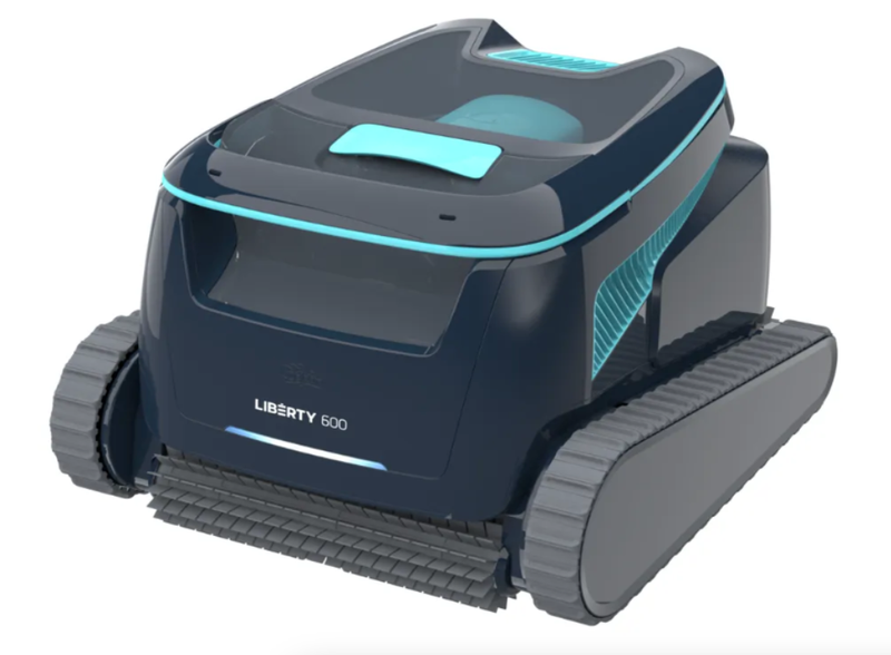 Dolphin Liberty 600 Cordless Robotic Pool Cleaner | Maximum Power, Cable-Free Freedom & Smart Control
The Dolphin Liberty 600 represents the pinnacle of cordless robotic pool cleaning, combining Maytronics' ultimate scrubbing power with complete wire-free convenience. Engineered for larger or complex residential pools up to 15 meters, this feature-packed cordless robot provides comprehensive floor, wall, and waterline cleaning without the hassle of tangled cords or deck clutter.

Featuring advanced inductive magnetic charging, eco-mode scheduling, and smart app integration, the Liberty 600 gives you total control over your pool maintenance. Drop it into the pool, select your preferred cleaning program, and let its dual active brushes and multi-layer filtration leave your pool sparkling clean from floor to waterline.

Key Features & Technology
Cable-Free Liberty: Experience complete wire-free cleaning with zero cable tangles or deck hazards, powered by a high-capacity lithium-ion battery.

Floor, Wall & Waterline Scrubbing: Equipped with dual active brushes that rotate at twice the speed of the robot, aggressively scrubbing away stubborn algae, grime, and debris right up to the waterline.

MyDolphin™ Plus App Connectivity: Connect via Bluetooth to customize cleaning modes, set Eco Mode schedules (multiple short cleanings on one charge), and monitor battery status directly from your smartphone.

Eco Mode Scheduling: Keeps your pool clean all week by running 30-minute floor-cleaning cycles throughout the week on a single battery charge.

Inductive Magnetic Charging: Features a magnetic snap-in contact pad for effortless, waterproof charging—simply attach the magnetic plug to recharge.

Clever "Click-Up" & Auto-Climb Retrieval: Includes a smart rattle pole signal feature and automated waterline climb for effortless, back-saving removal from the pool.

Multi-Layer Ultra-Fine Filtration: Large-capacity top-access filter canister with interchangeable fine and ultra-fine filter panels to capture everything from leaves to microscopic dust.

Technical Specifications
Cleaning Coverage: Pool Floor, Walls, and Waterline

Ideal Pool Size: Up to 15m in length

Pool Surfaces: Suitable for Concrete, Fiberglass, Vinyl Liner, and Tiled pools

Cycle Times: 1.5 Hours / 2 Hours / Eco Mode

Battery: High-Capacity Rechargeable Lithium-ion (Approx. 4-hour full charge time)

Filtration: Multi-Layer Top-Load Filter Canister (Fine & Ultra-Fine Filters)

Brushing: Dual Active Front & Rear Brushes

Drive System: Dual Track Drive with CleverClean™ Advanced Navigation

Weight: 8.1 kg

Warranty: 3-Year Limited Manufacturer Warranty