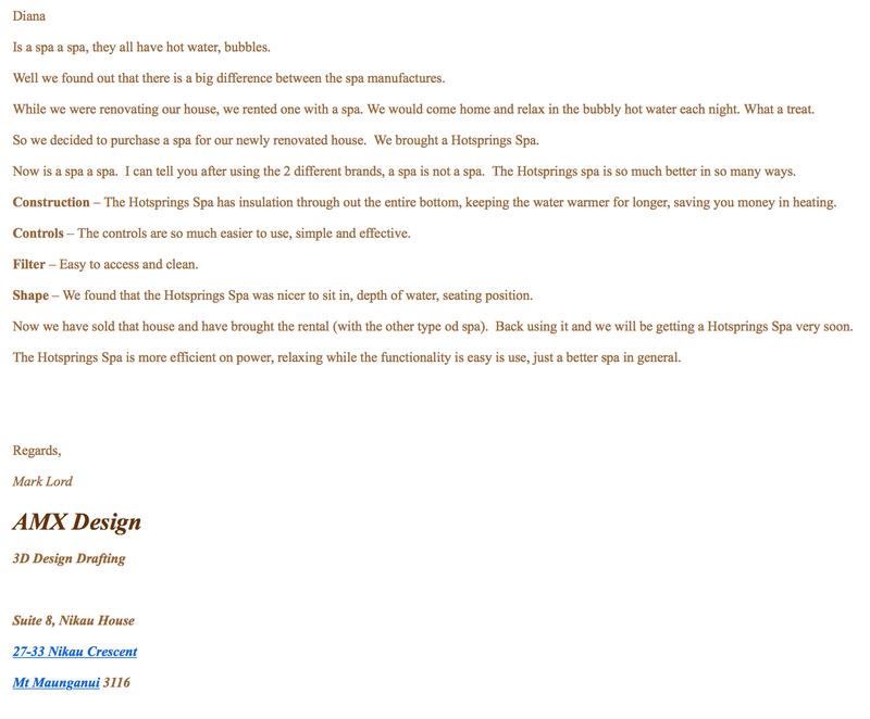 Customer Testimonial