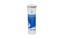 Hot Spring 5-way test Strips measure pH, Total Alkalinity, Chlorine, Bromine and Calcium Hardness.