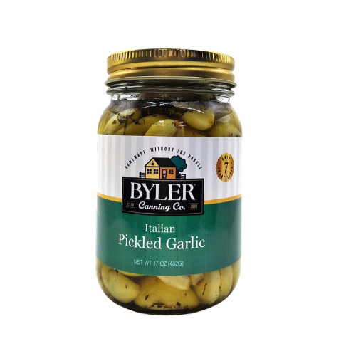 Italian Pickled Garlic Jar