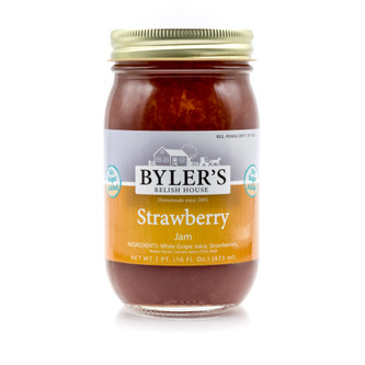 Classic strawberry conserve, with fleshy, sweet berries and no added sugar