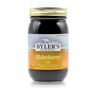 Dark, warm undertones of elderberry conserve with no added sugar