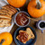Smooth pumpkin puree flavored with cinnamon