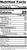 Granulated Sugar Free Elderberry Jelly nutrition label