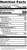 Granulated Sugar Free Seedless Red Raspberry Jam nutrition label