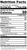Granulated Sugar Free Strawberry Jam nutrition label