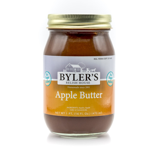 Smooth apple butter with hint of cinnamon, with no added sugar