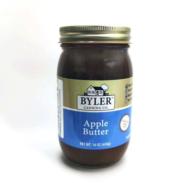Smooth apple butter with hint of cinnamon, with no added sugar