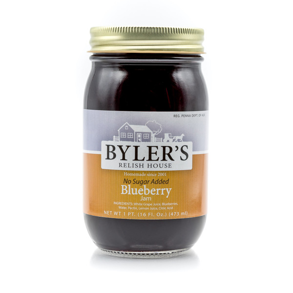 Nutrient-dense, low-calorie blueberry conserve with no sugar added