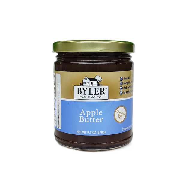 Smooth apple butter with hint of cinnamon, with no added sugar Smooth apple butter with hint of cinnamon, with no added sugar