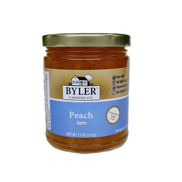 Fleshy chunks of peach in this no-sugar-added conserve