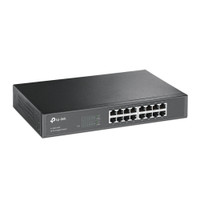 Switch de 16 puertos Gigabit para escritorio - montaje en rack TL-SG1016D (Vista 1)