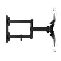 Brazo pared TOOQ 17-32 3 PIVOTES VESA 75-100 (Vista 4)