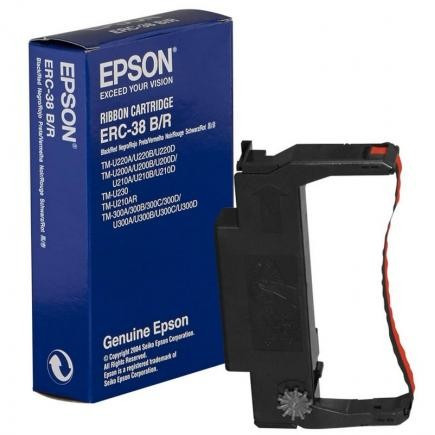 Cinta impresora ticket epson negra ERC-38BR