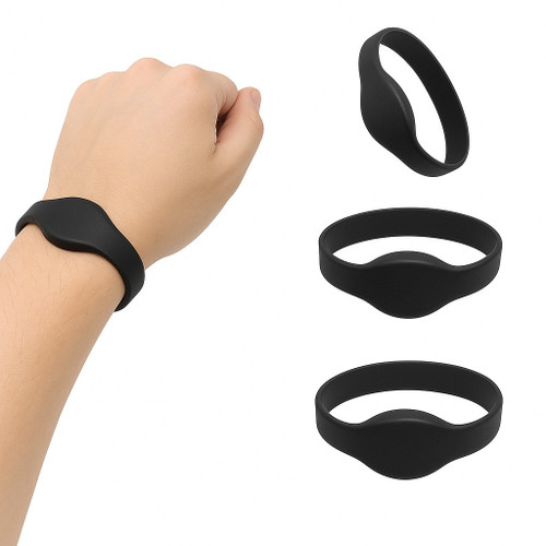 Kit de 10 pulsera RFID negra