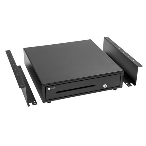 KIT 2 soportes metalicos negro cajon 41x41