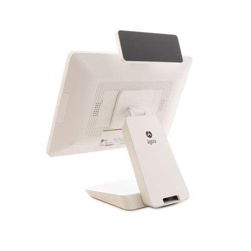 Visor de cliente 2x20 TPV AGORA X100 blanco
