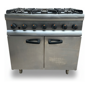 Lincat Silverlink  6-Burner Gas Oven Range