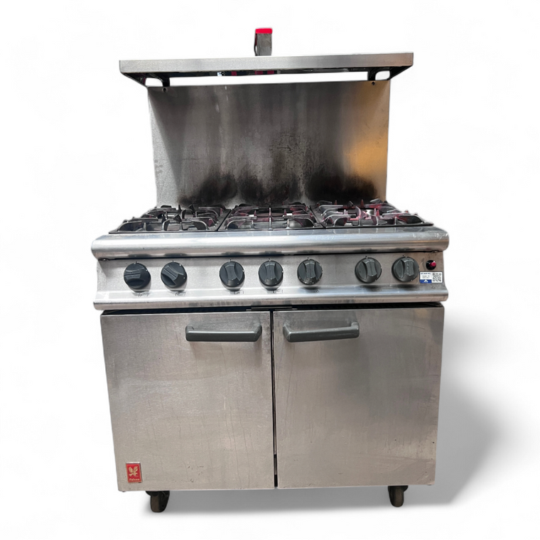 Falcon Commercial Six Burner Natural Gas Range