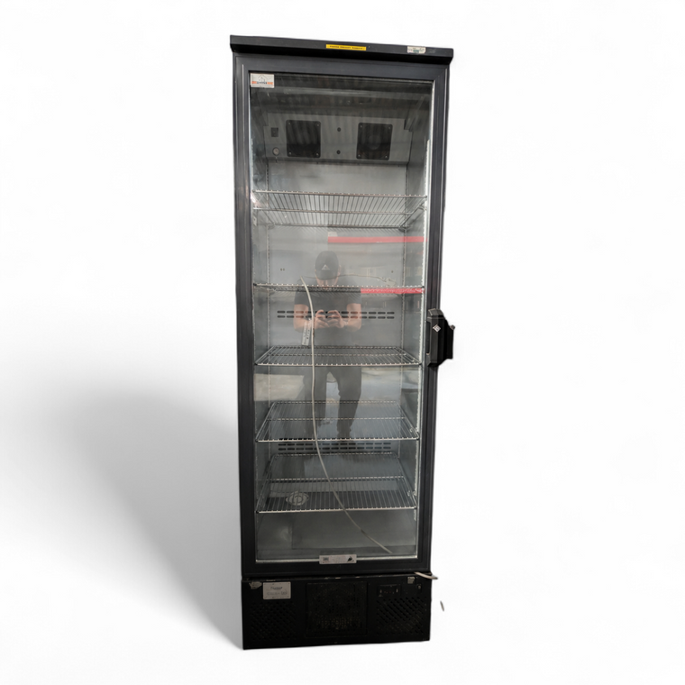 Gamko MAXI25/300LG Glass-Fronted Single-Door Fridge