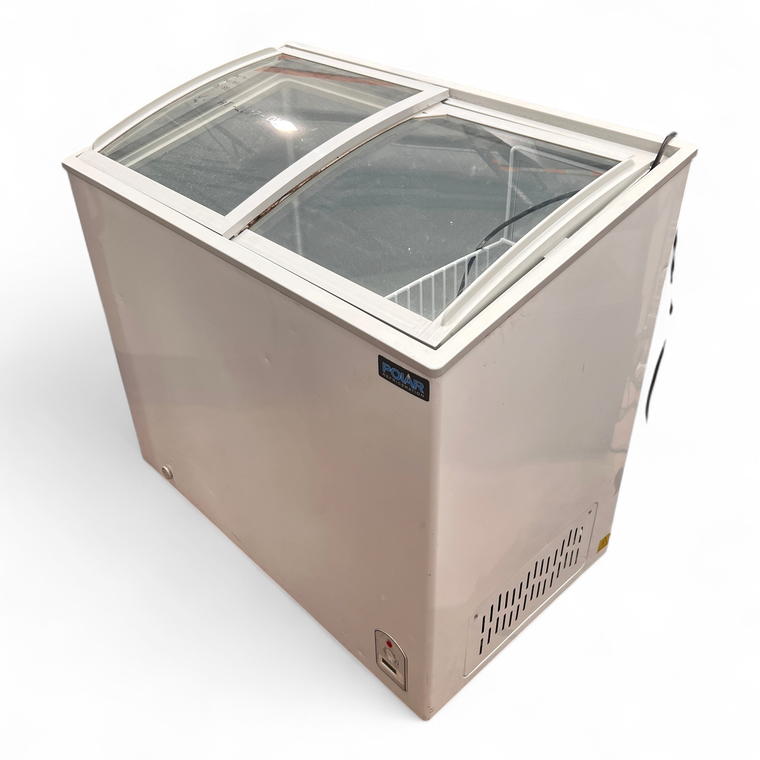 Polar Commercial Sliding Glass Display Chest Freezer