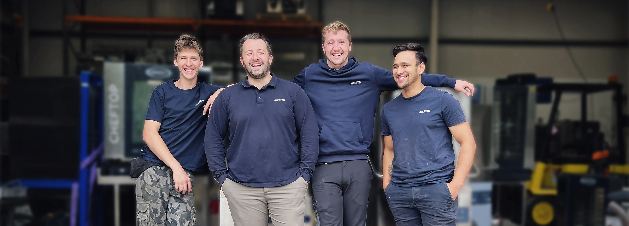 The HERITS engineering team: Noah, James, Xander and Bishal