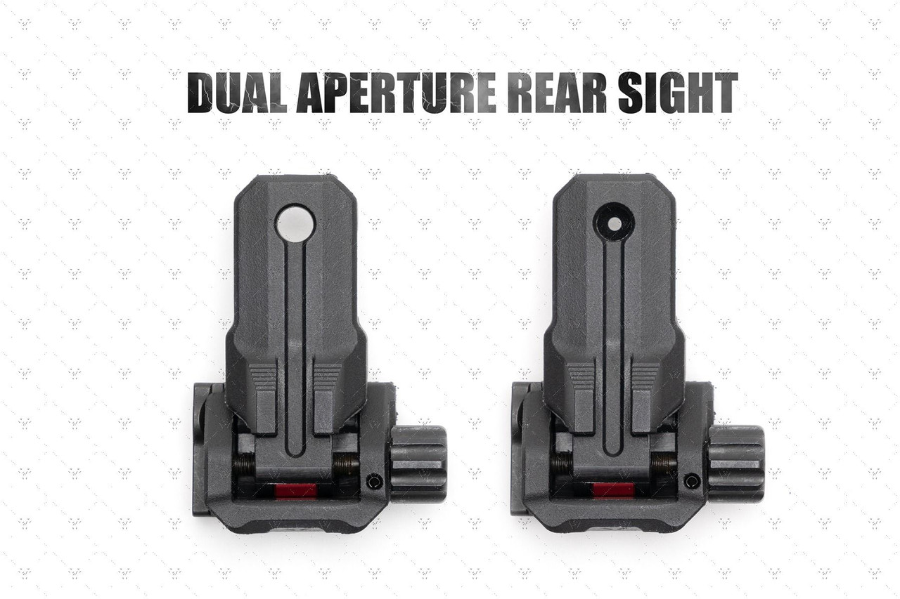 Strike Polymer Backup Sights | Sights| 1913 Pic Rail | Black | SI