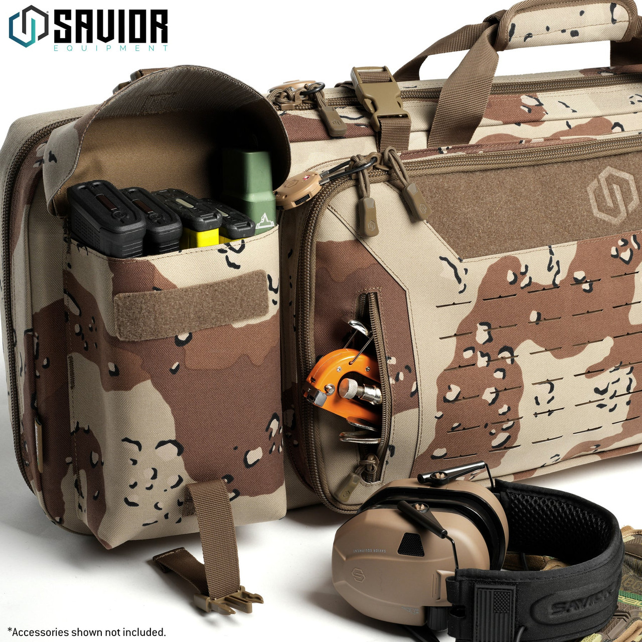 Savior Equipment 42” Camo Urban Warfare Double Rifle Bag | Rifle