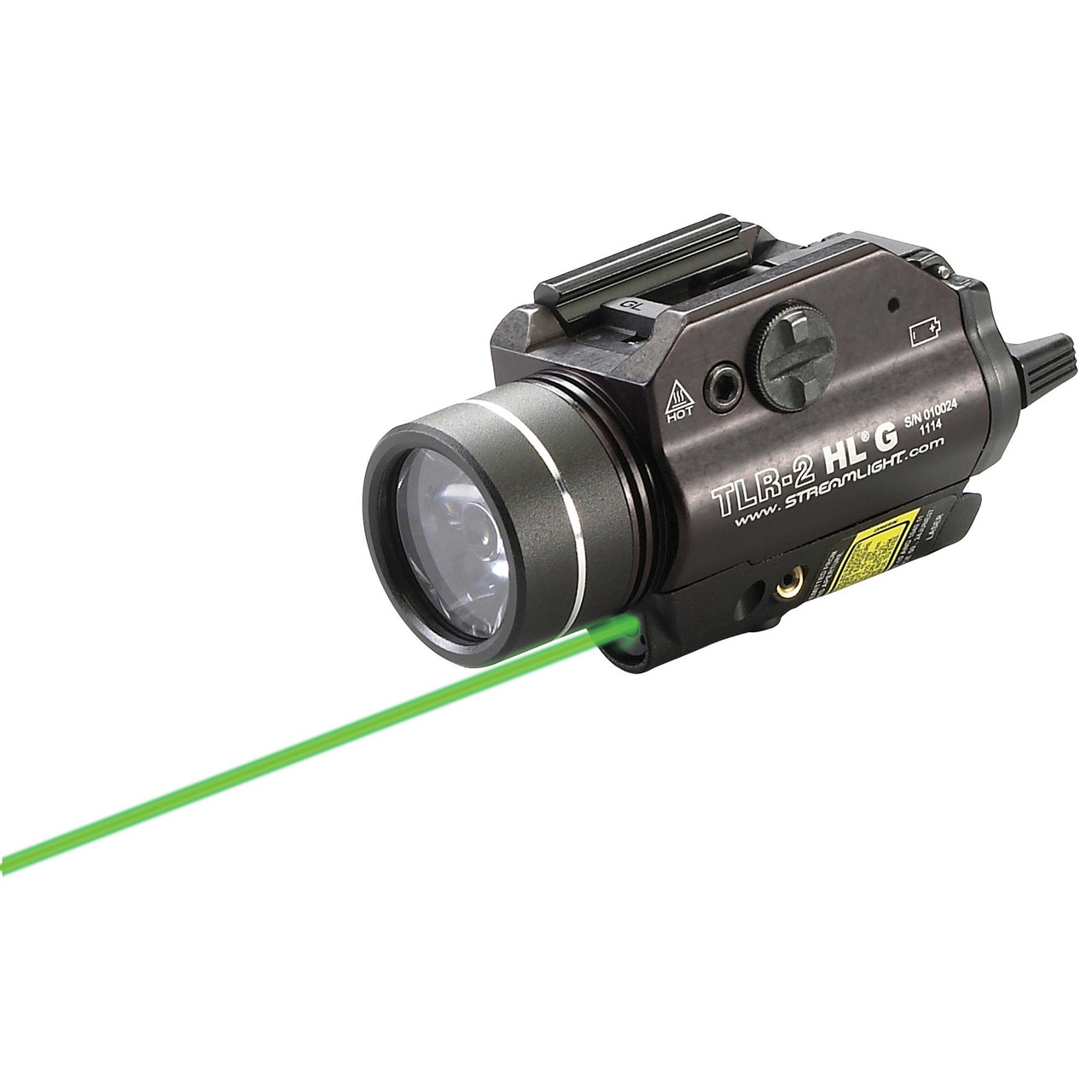 Streamlight TLR-2 HLG Rail Mount Flashlight w/ Laser - Rifle Supply